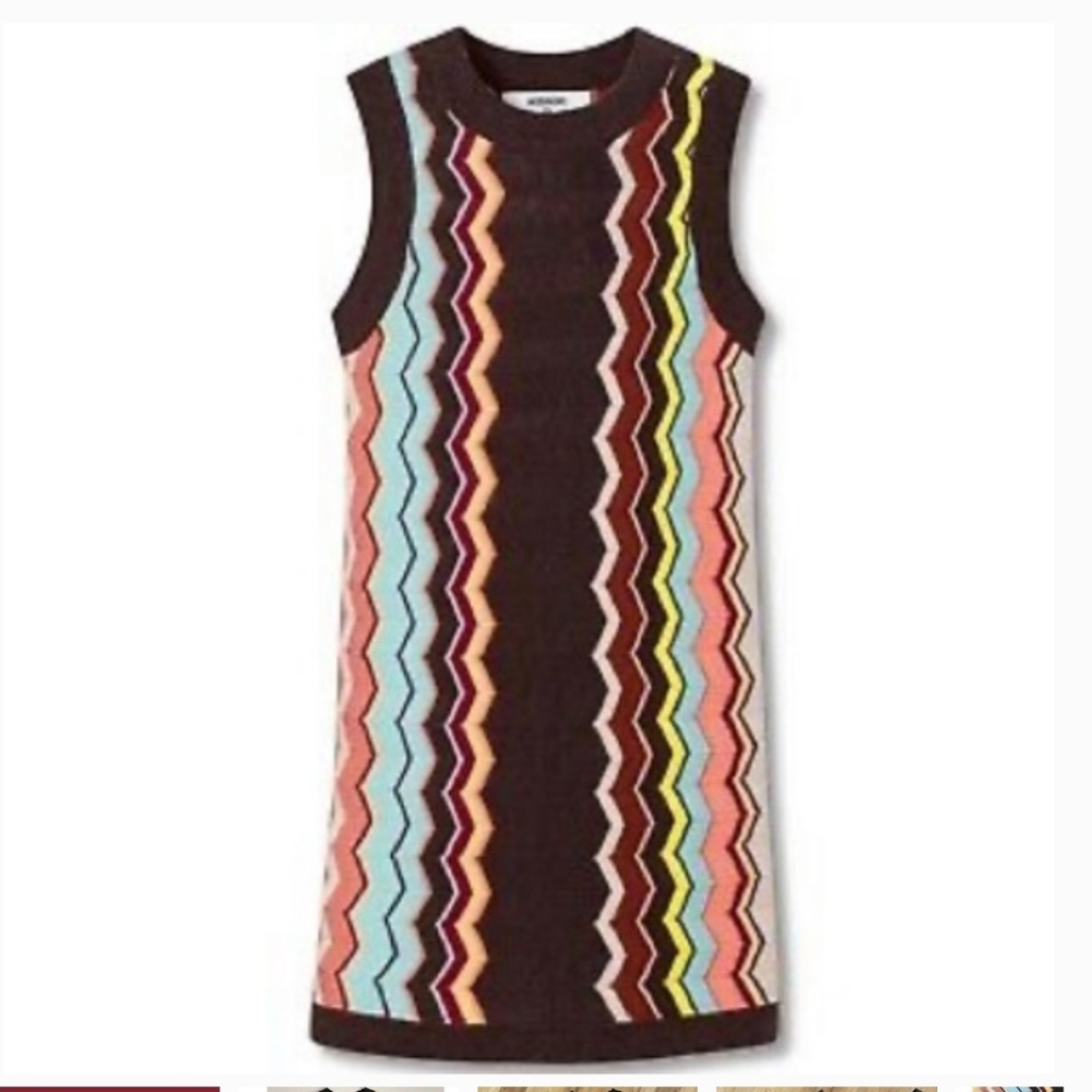 MiSSONI Chevron Sweater dress Short Nwot Medium
